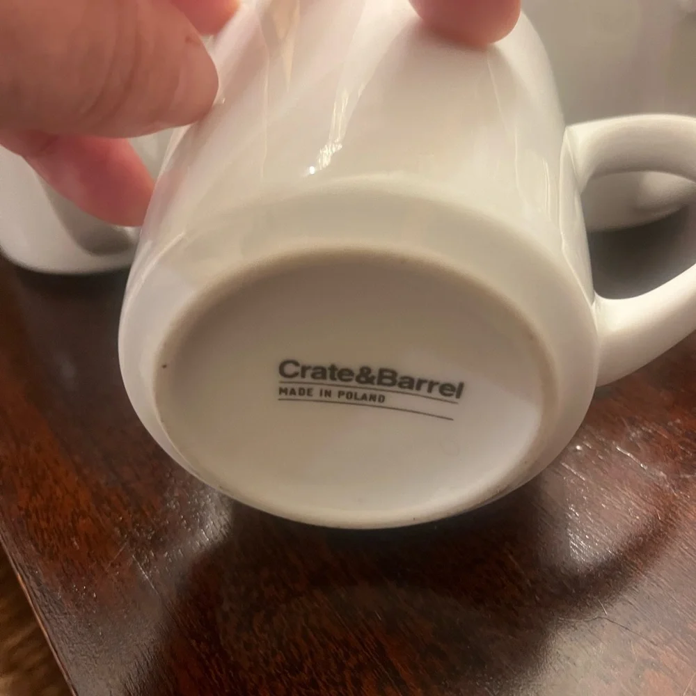 Crate&Barrel mugs